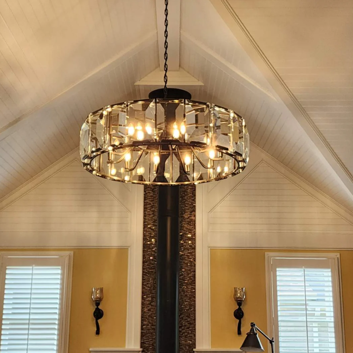 Antizer Harlow Multicurve Crystal Round Chandelier