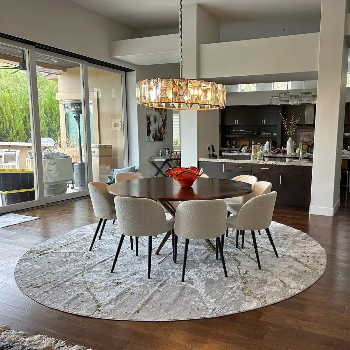 Antizer Harlow Multicurve Crystal Round Chandelier