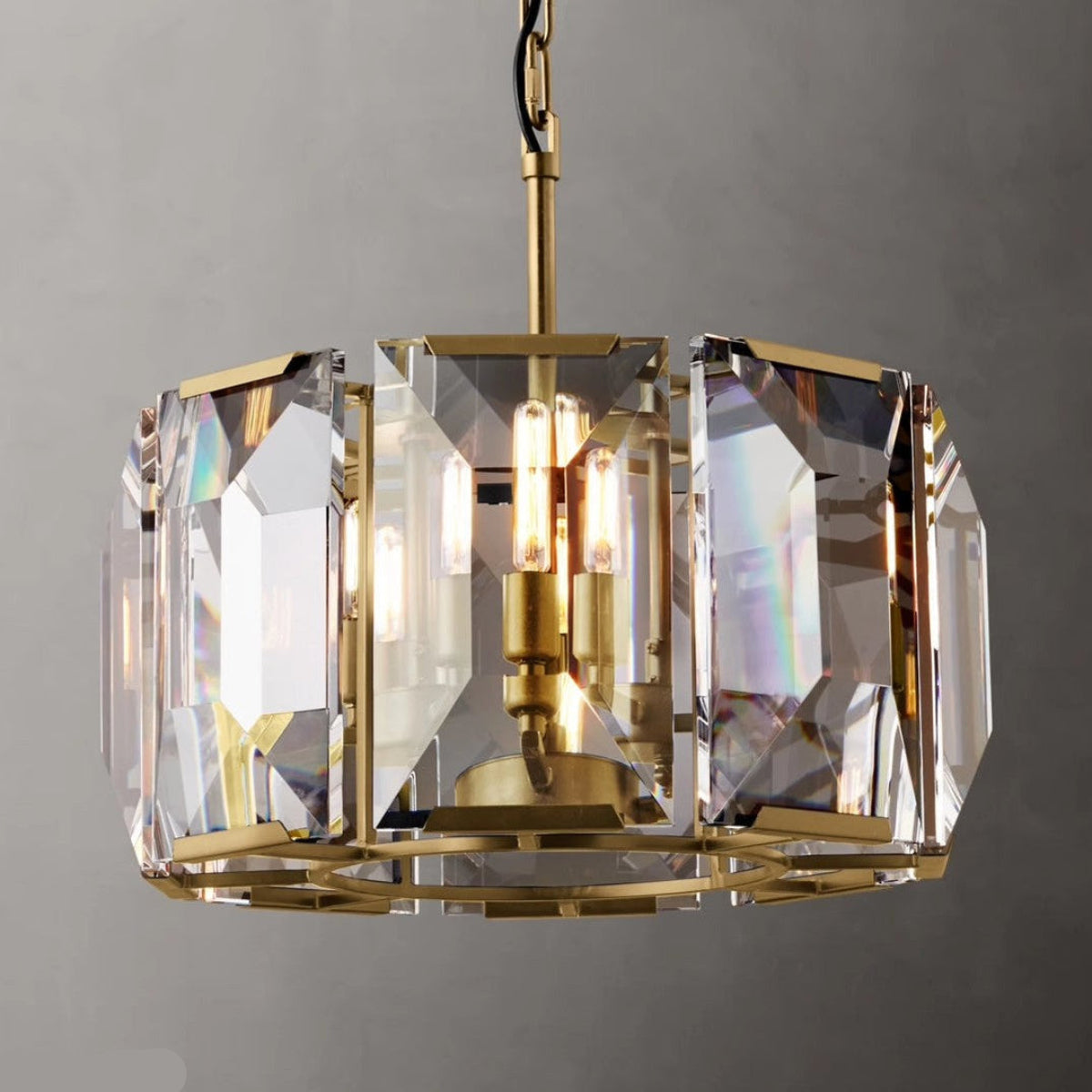 Antizer Harlow Multicurve Crystal Round Chandelier