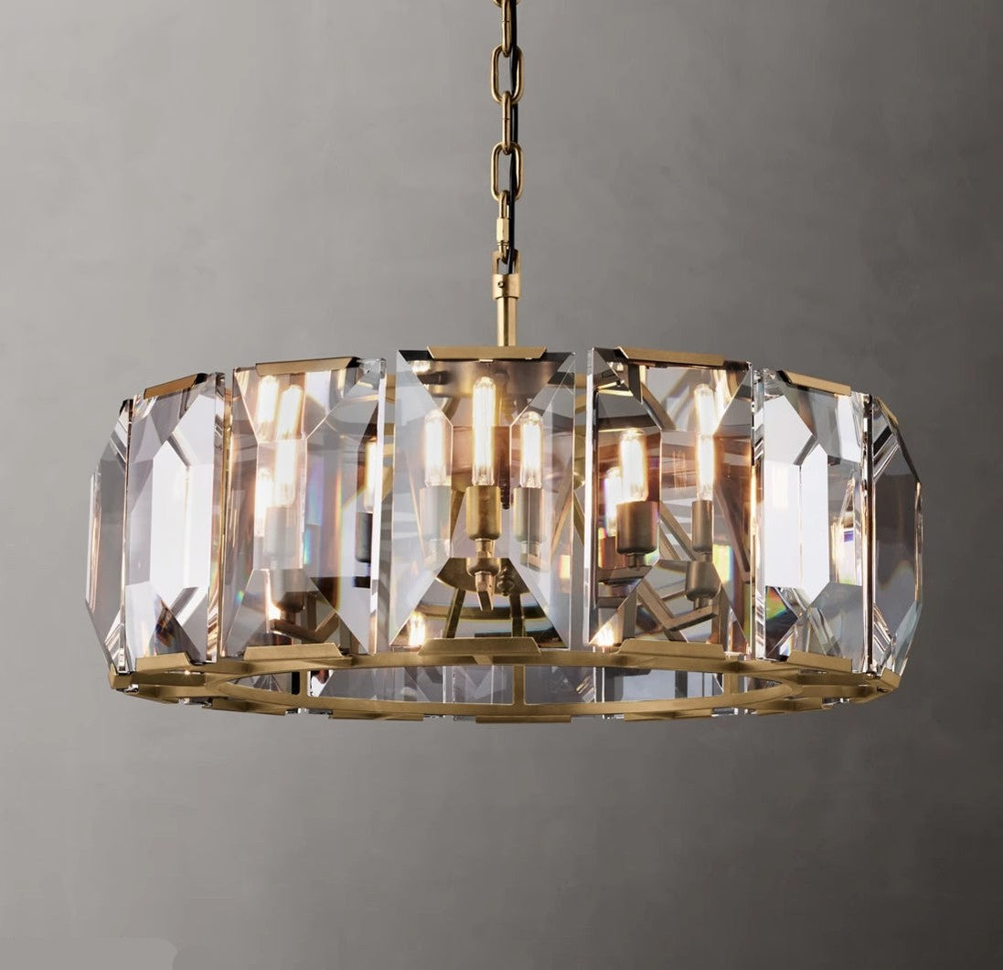 Antizer Harlow Multicurve Crystal Round Chandelier