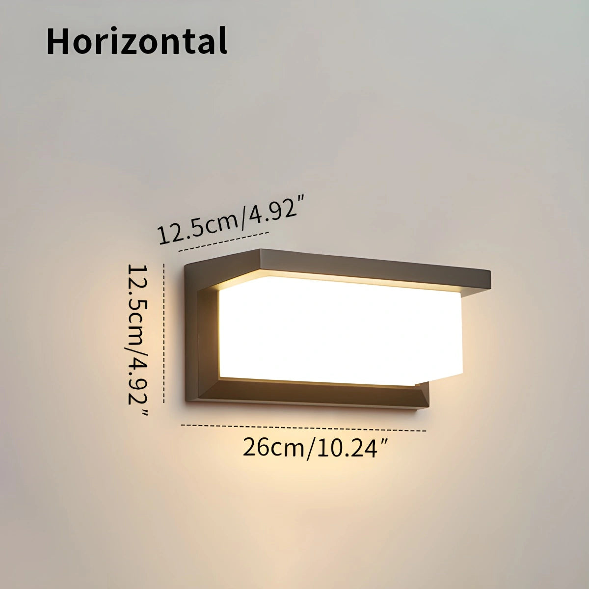 Antizer Modern Outdoor LED Waterproof Wall Sconce Porch Light