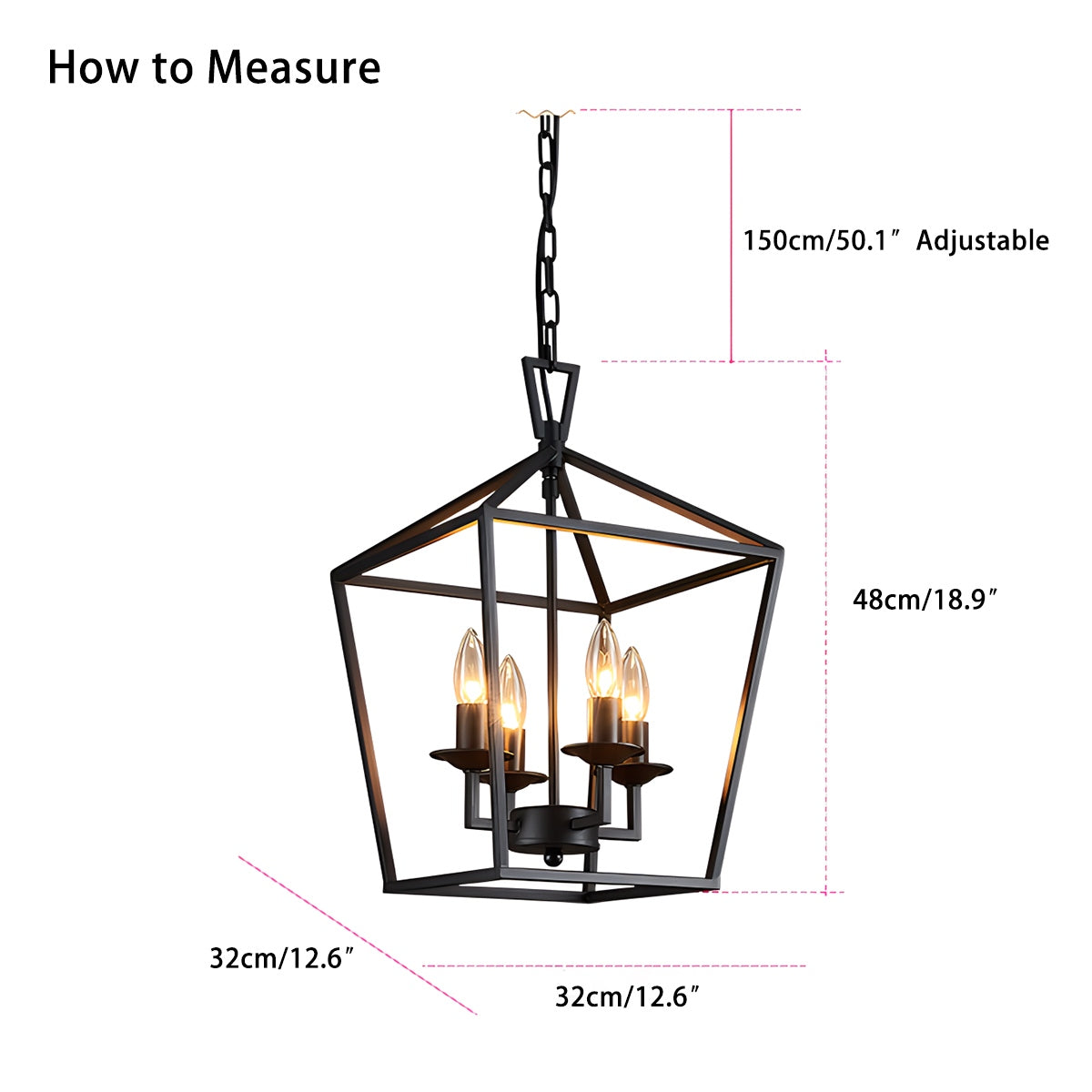 Bird Cage Iron Pendant Lamp