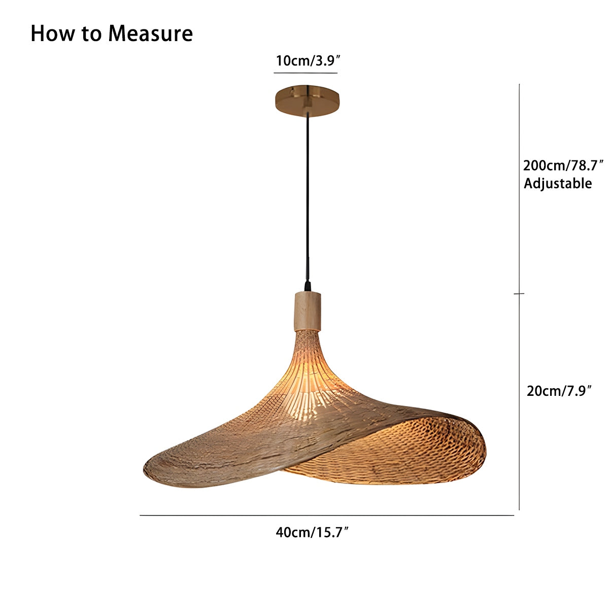 Ren Bamboo Pendant Lamp