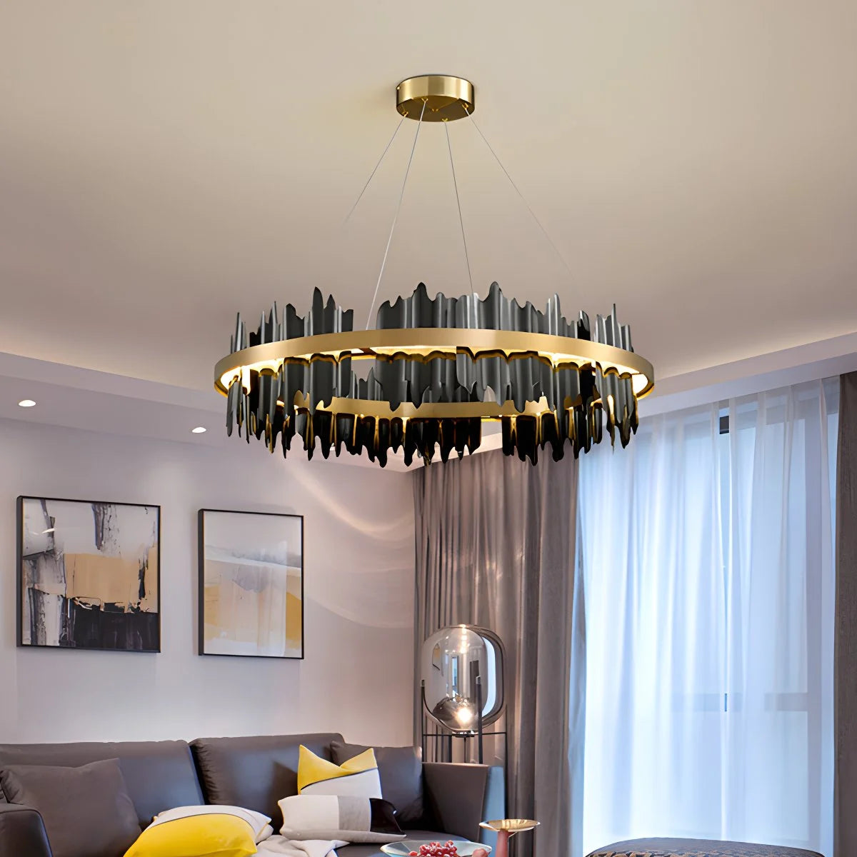 Ice Berg Tier Round Chandelier