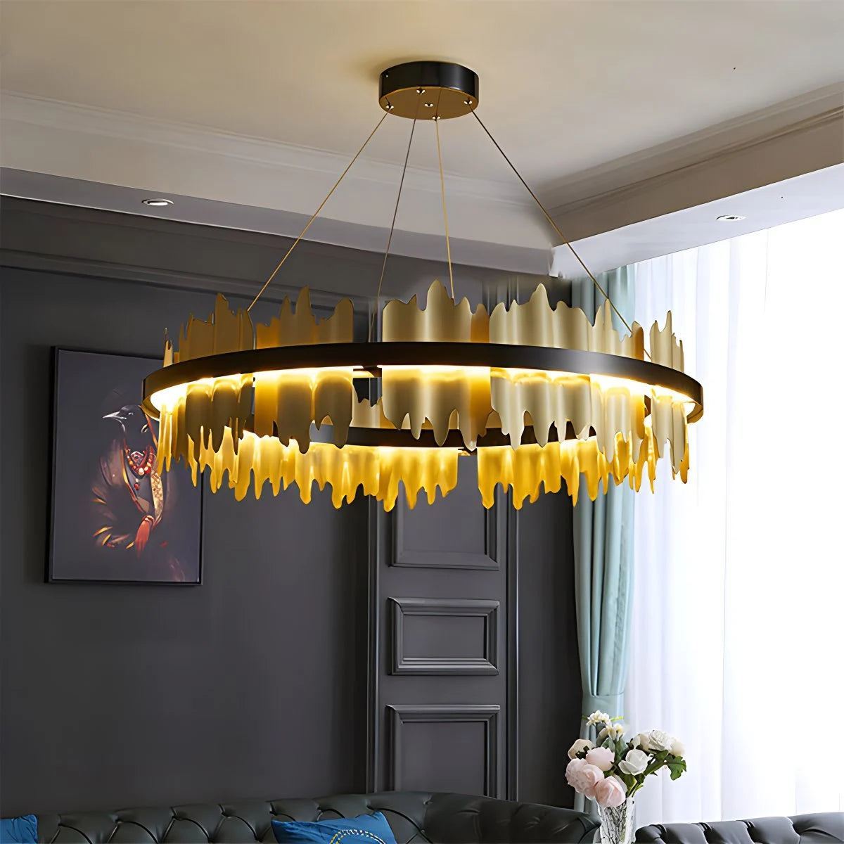 Ice Berg Tier Round Chandelier