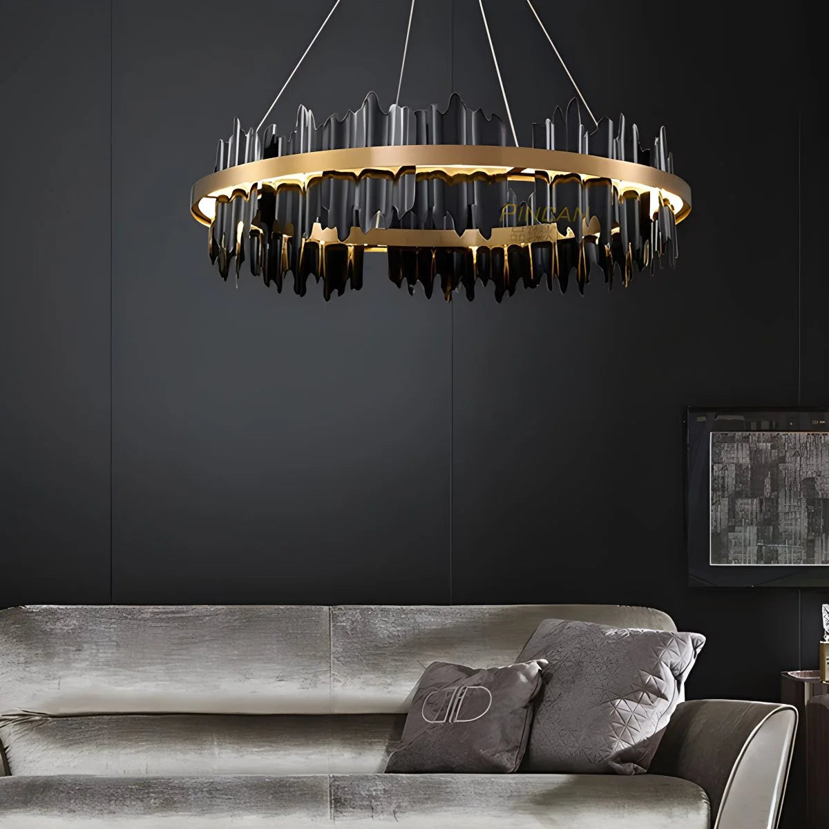 Ice Berg Tier Round Chandelier