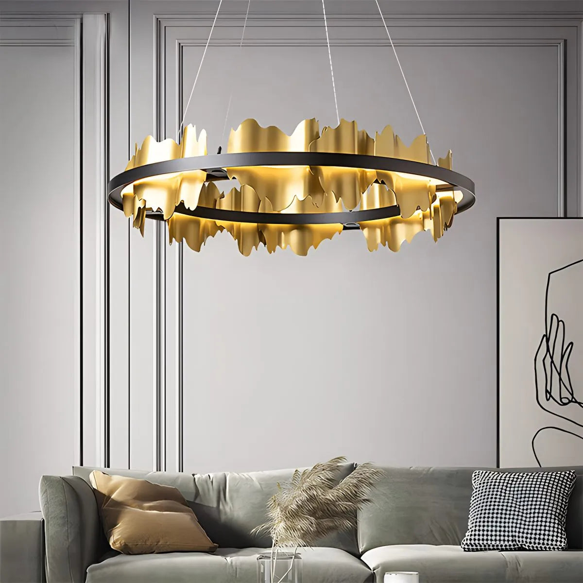 Ice Berg Tier Round Chandelier