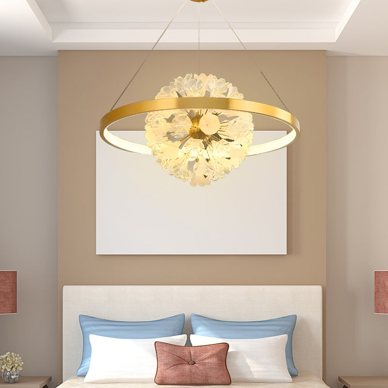 Nordic Light Luxury Ring Creative Chandelier