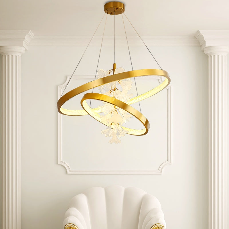 Nordic Light Luxury Ring Creative Chandelier