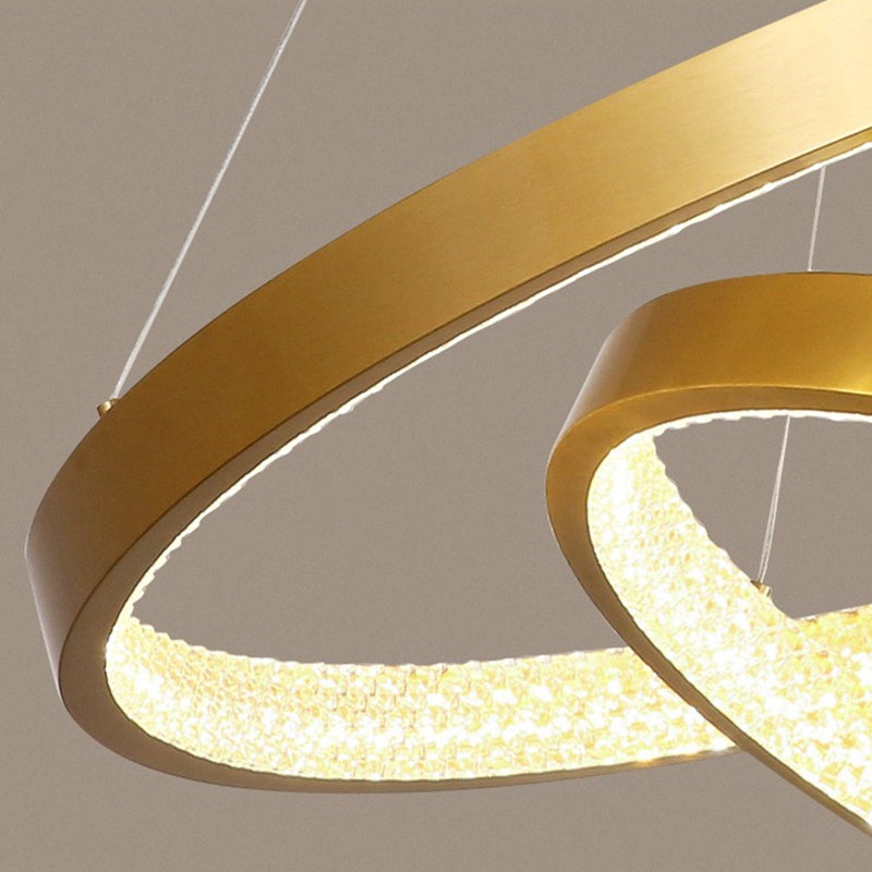 Nordic Light Luxury Ring Creative Chandelier