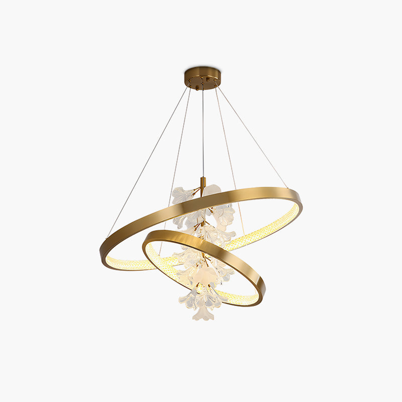 Nordic Light Luxury Ring Creative Chandelier