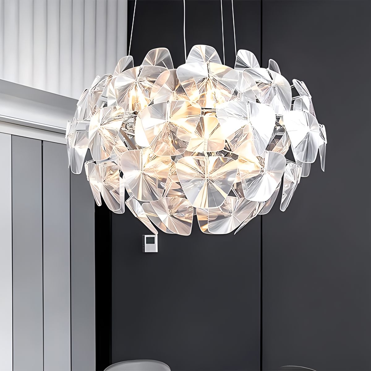 Italian Luceplan Luxury Pinecone Pendant Light