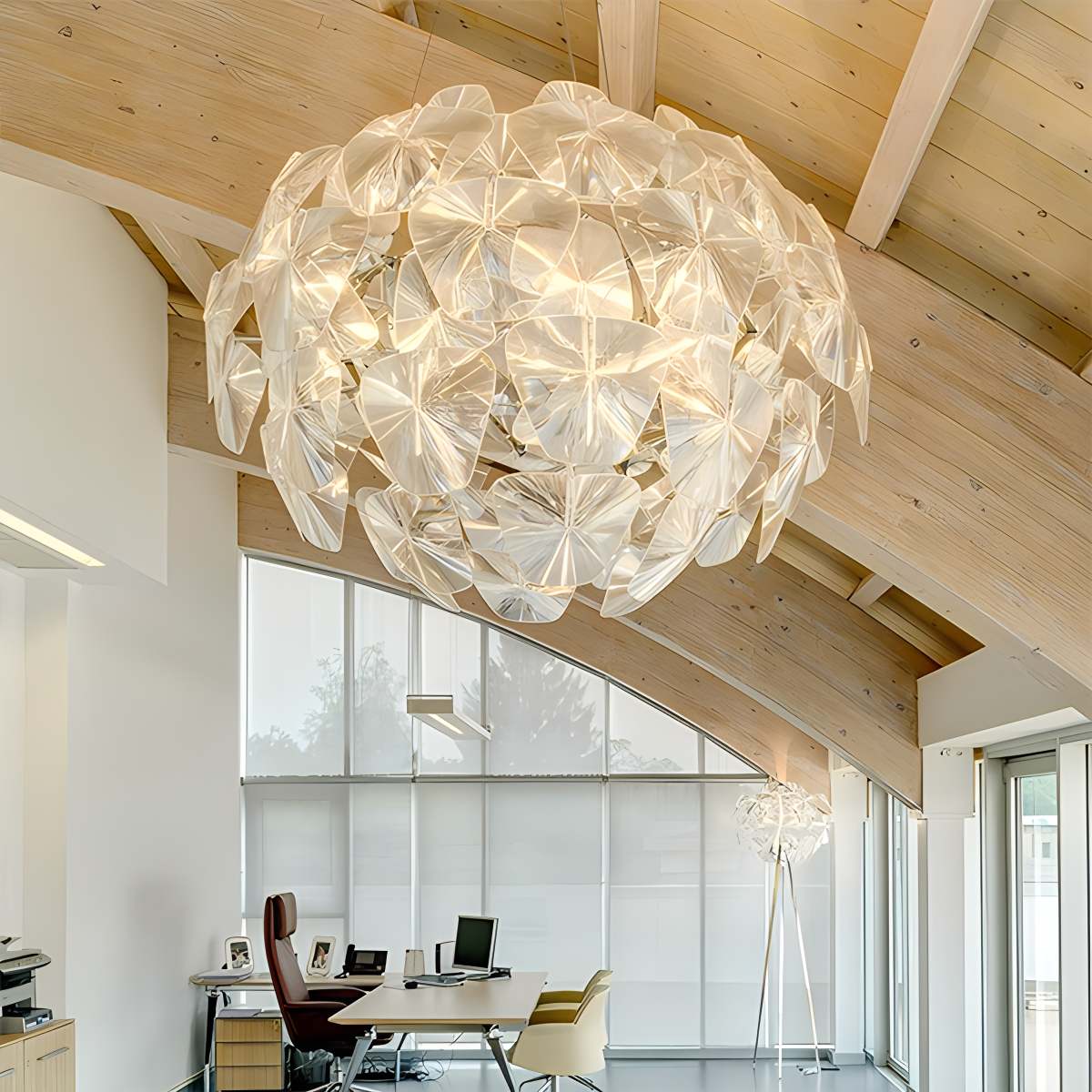 Italian Luceplan Luxury Pinecone Pendant Light