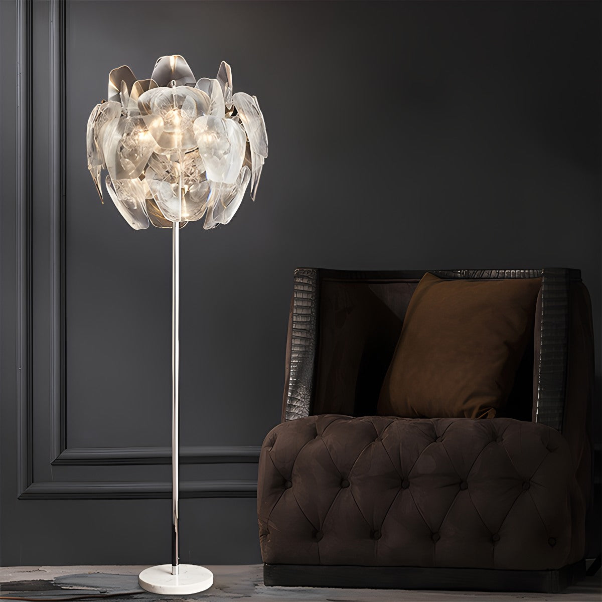 Italian Luxury Pinecone Floor Lamp