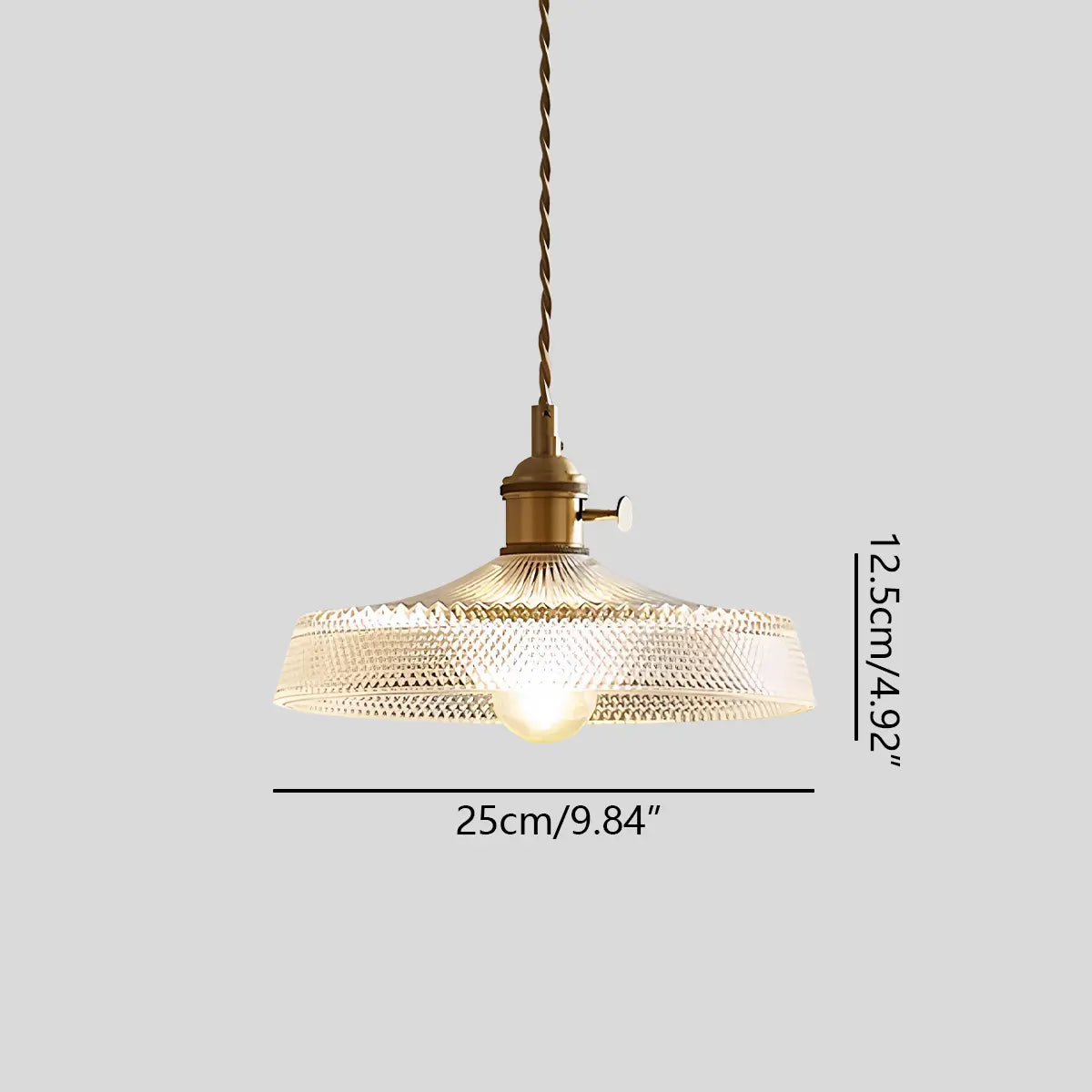 Antizer Isabel Glass Pendant Light for Kitchen Island