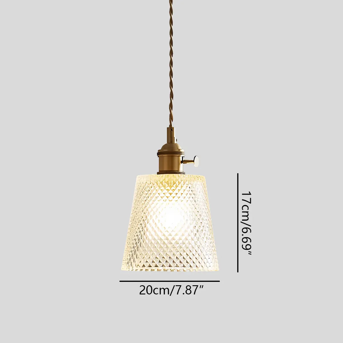 Antizer Isabel Glass Pendant Light for Kitchen Island