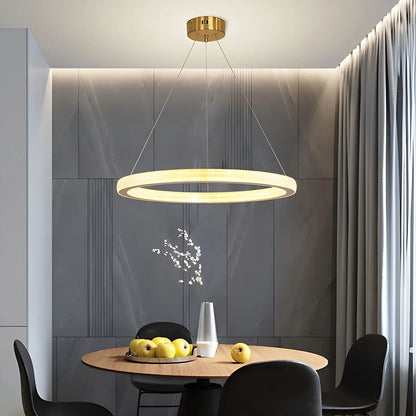 Antizer Modern Ring LED Pendant Light for Dining Room