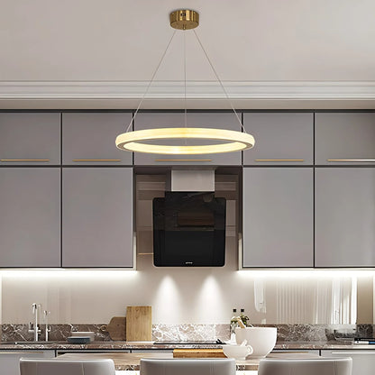 Antizer Modern Ring LED Pendant Light for Dining Room