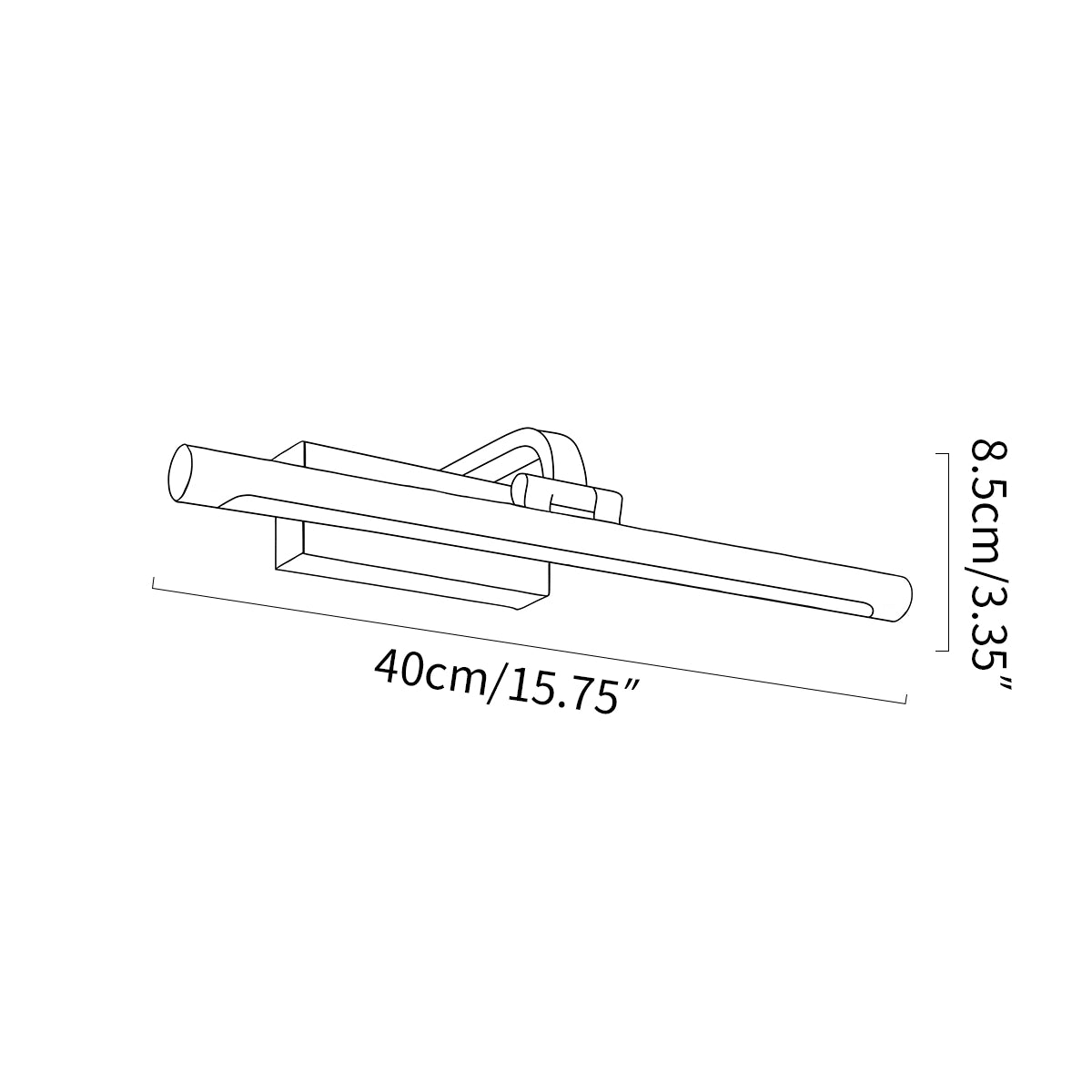 Antizer Adjustable Linear LED Picture Wall Light