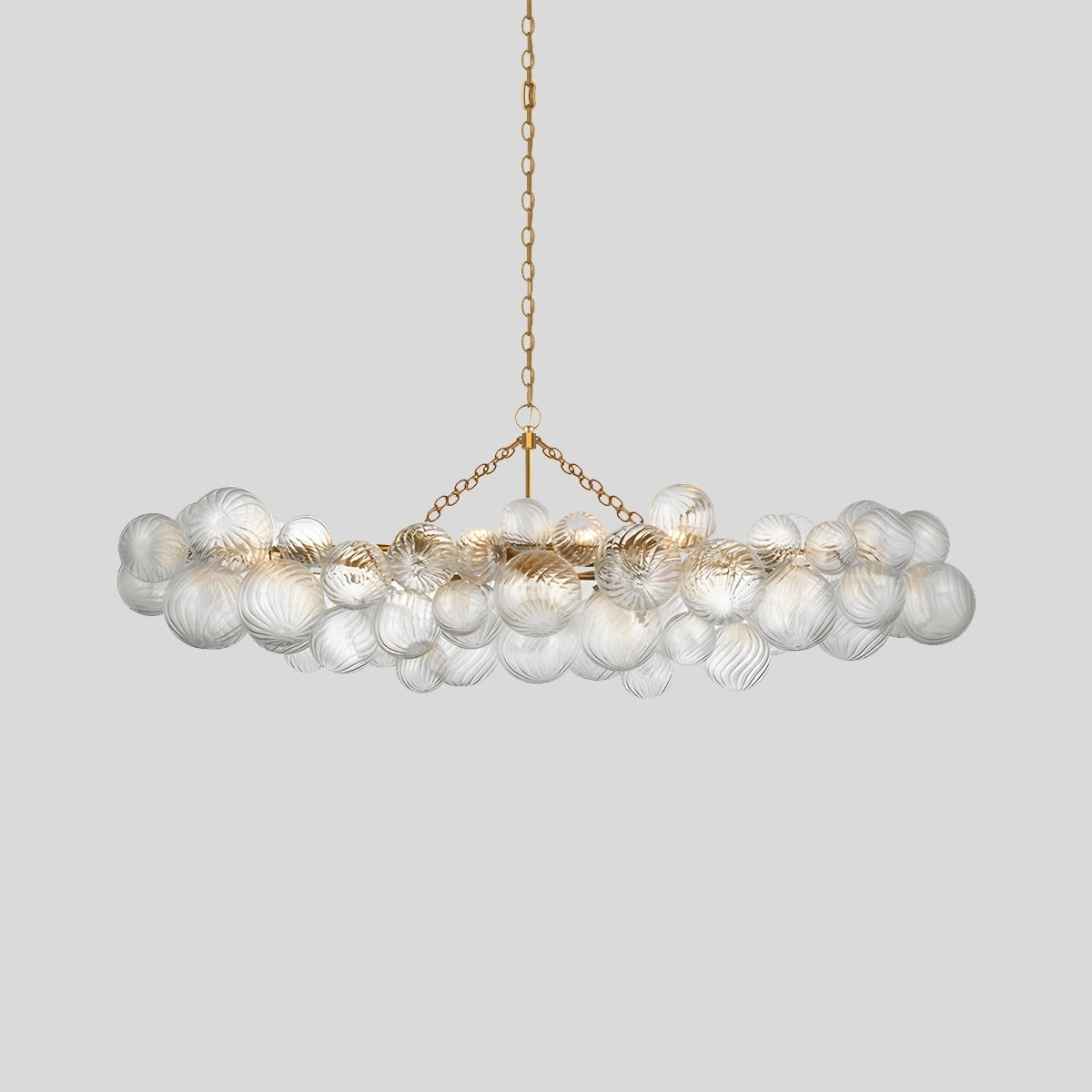 Antizer Vortex Glass Bubble Ball Chandelier