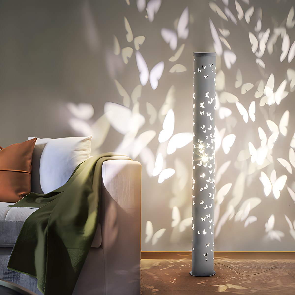 Nordic Butterfly Light Shadow Floor Lamp