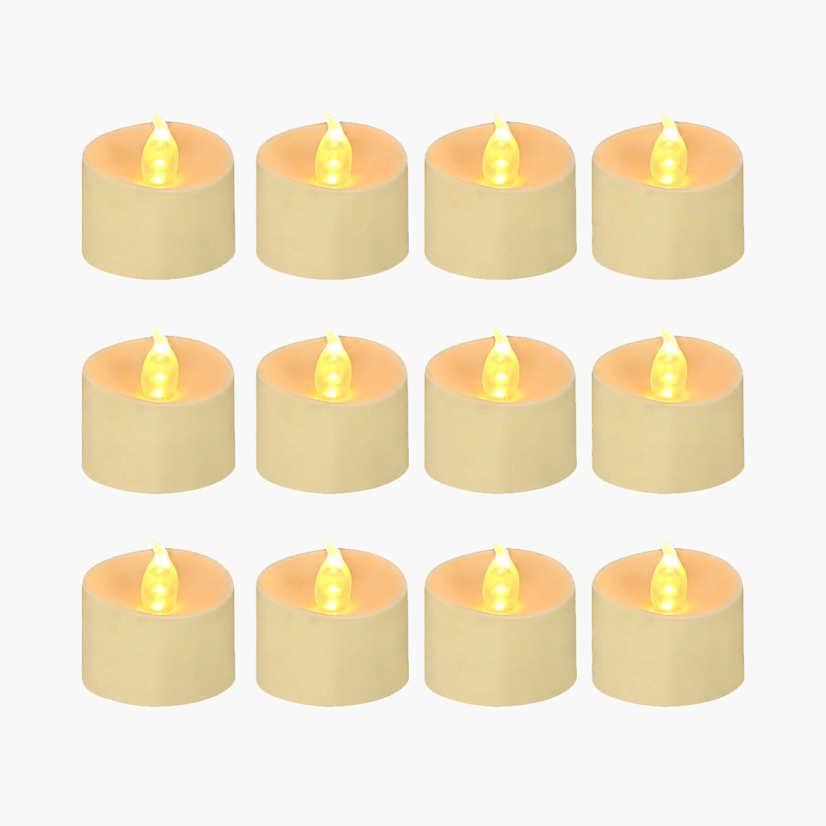 Antizer LED Flameless Candle Tealights 100 Pack × 18