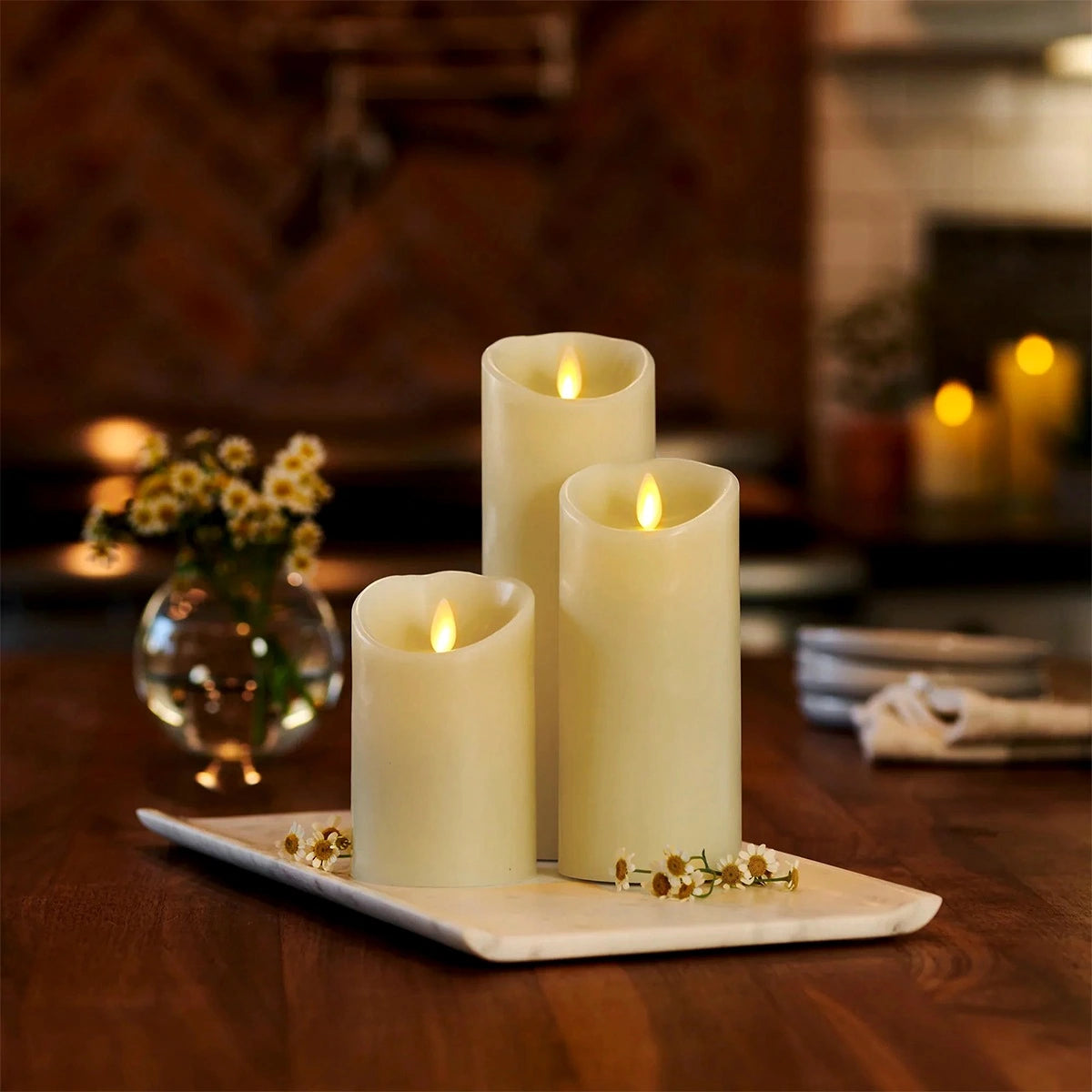 Antizer LED Flameless Paraffin Candle
