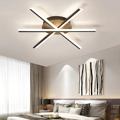 Antizer LED Strip Fan-Shaped Ceiling Lamp