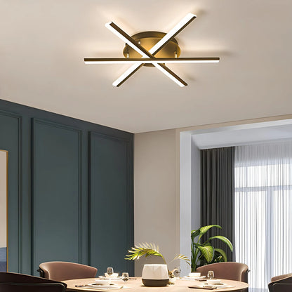 Antizer LED Strip Fan-Shaped Ceiling Lamp