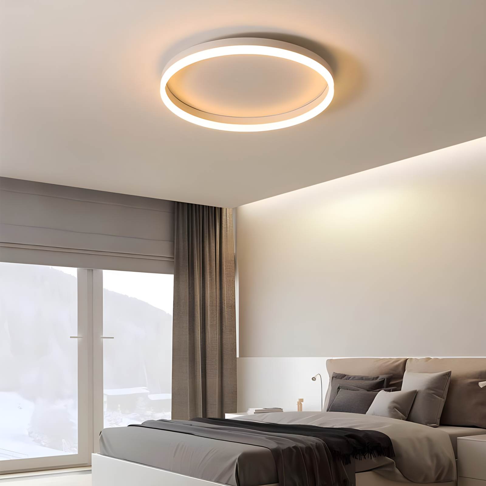 Nordic Circular Ceiling Lamp