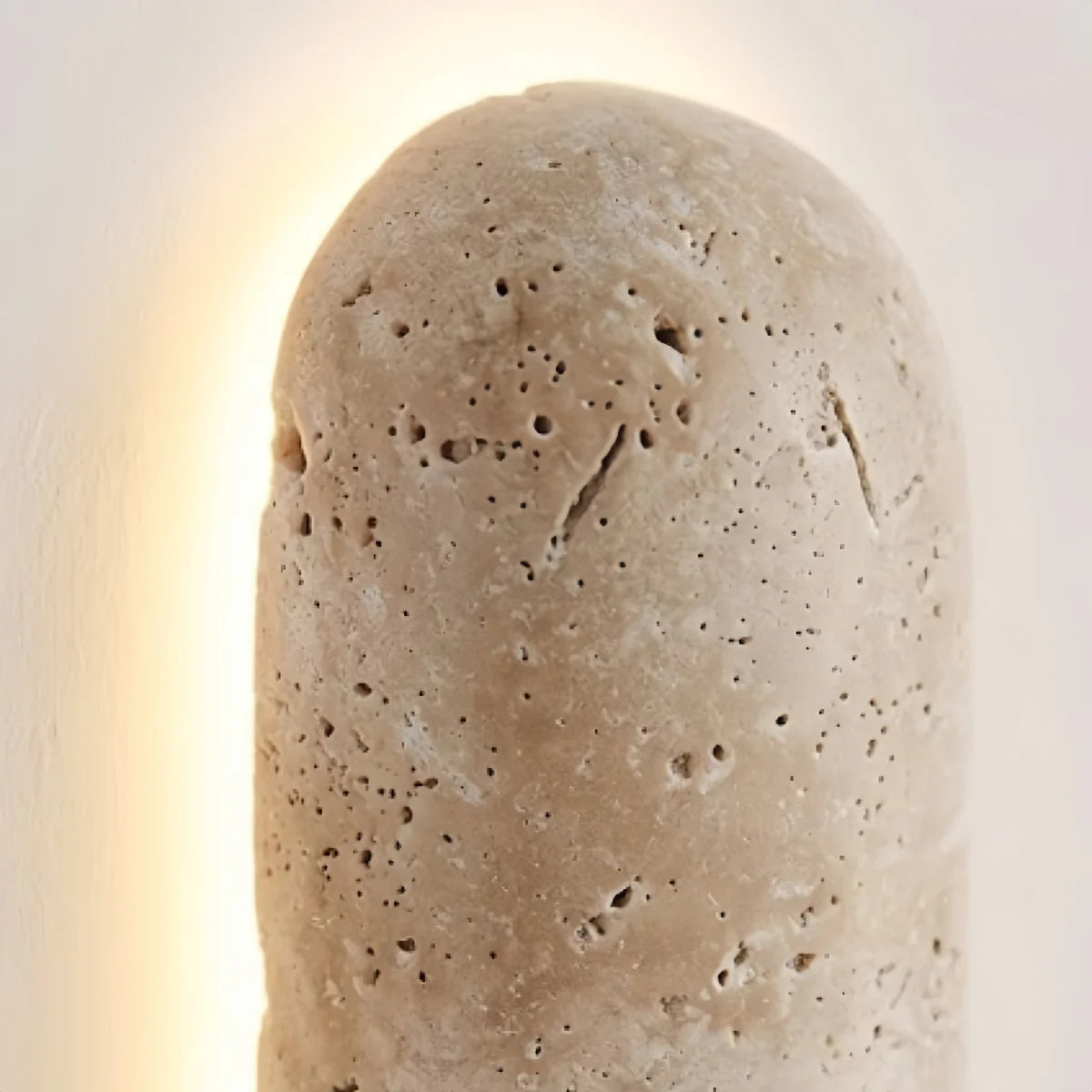 Antizer Minimalist Travertine Pillar Wall Lamp