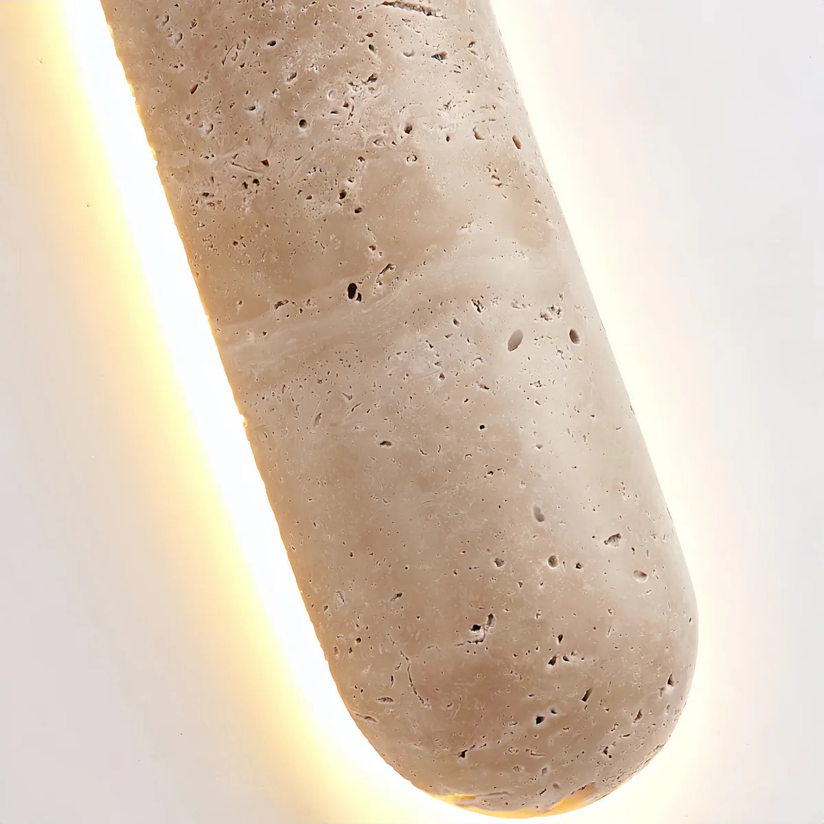 Antizer Minimalist Travertine Pillar Wall Lamp