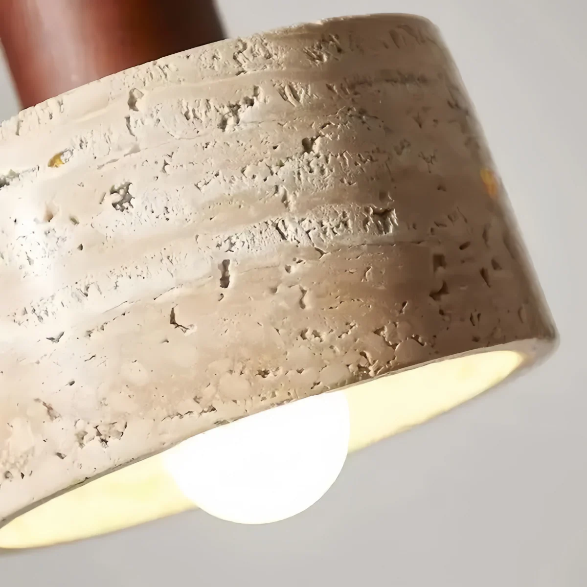 Antizer Vintage Yellow Travertine Wall Lamp