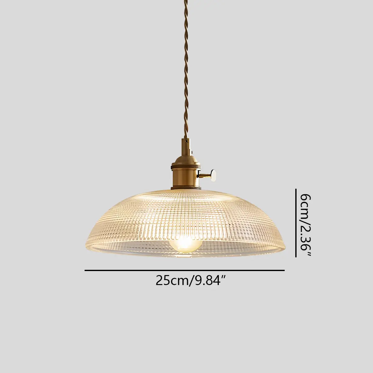 Antizer Isabel Glass Pendant Light for Kitchen Island