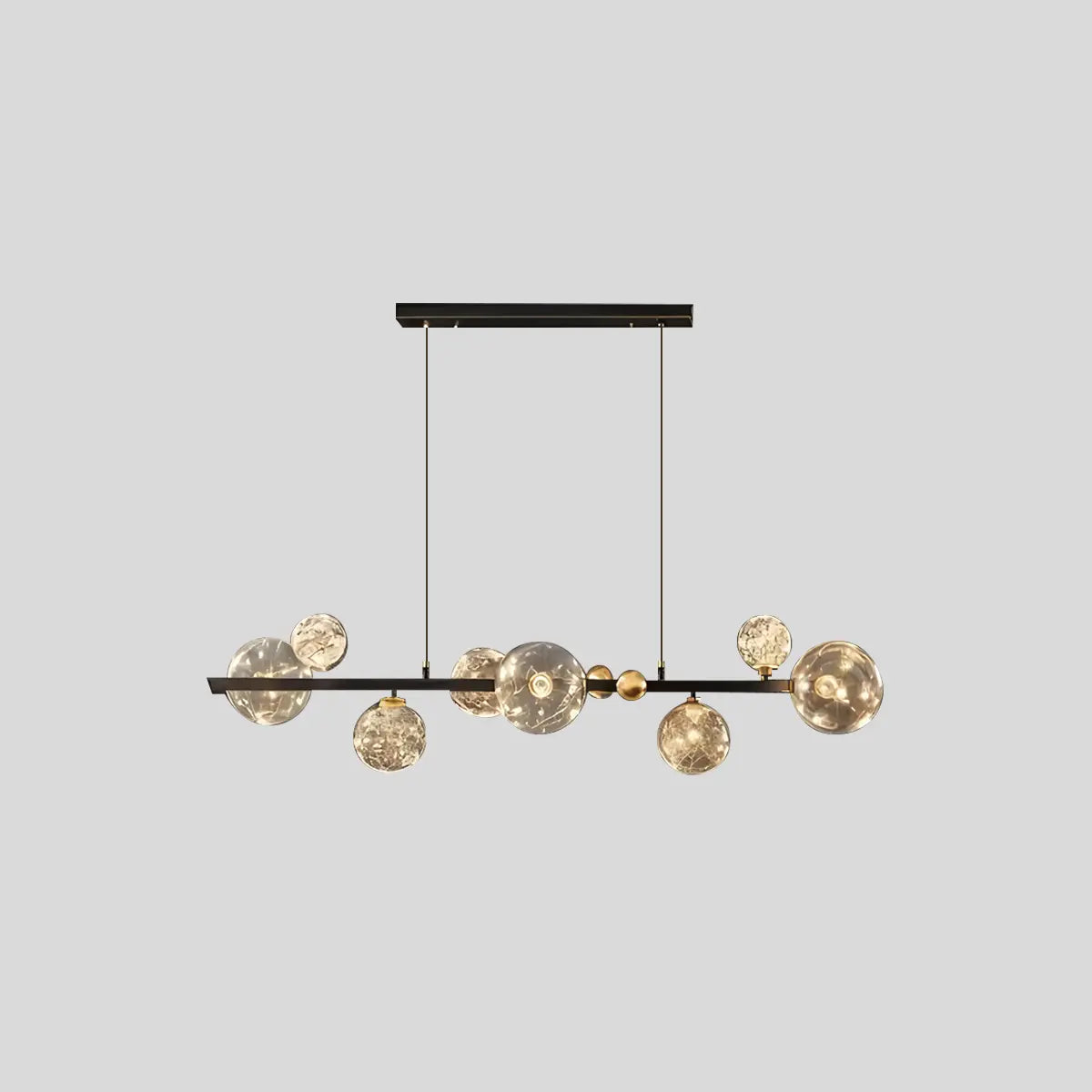 Antizer Robina Bubble Glass Chandelier for Living Room