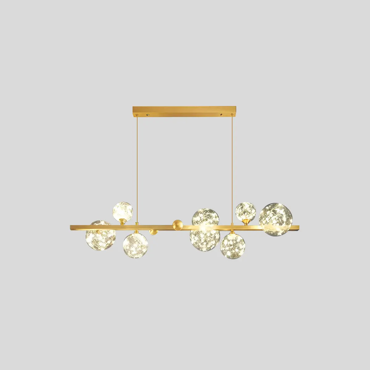 Antizer Robina Bubble Glass Chandelier for Living Room