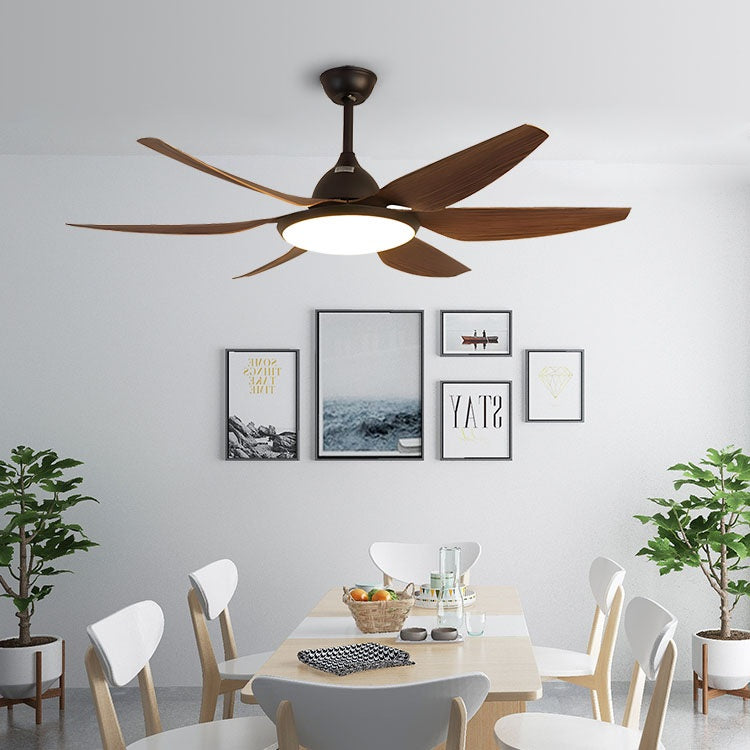 Reversible Large Ceiling Fan with Dimmable Light