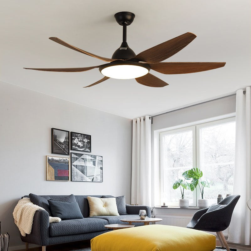 Reversible Large Ceiling Fan with Dimmable Light