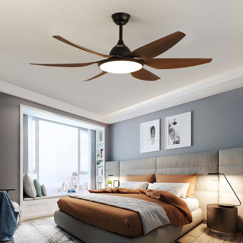 Reversible Large Ceiling Fan with Dimmable Light