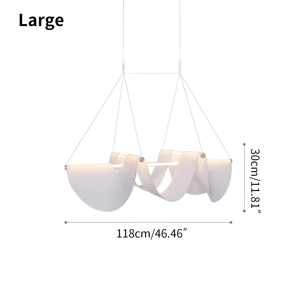 Antizer Moooi Drape Fabric Dining Room Pendant Light