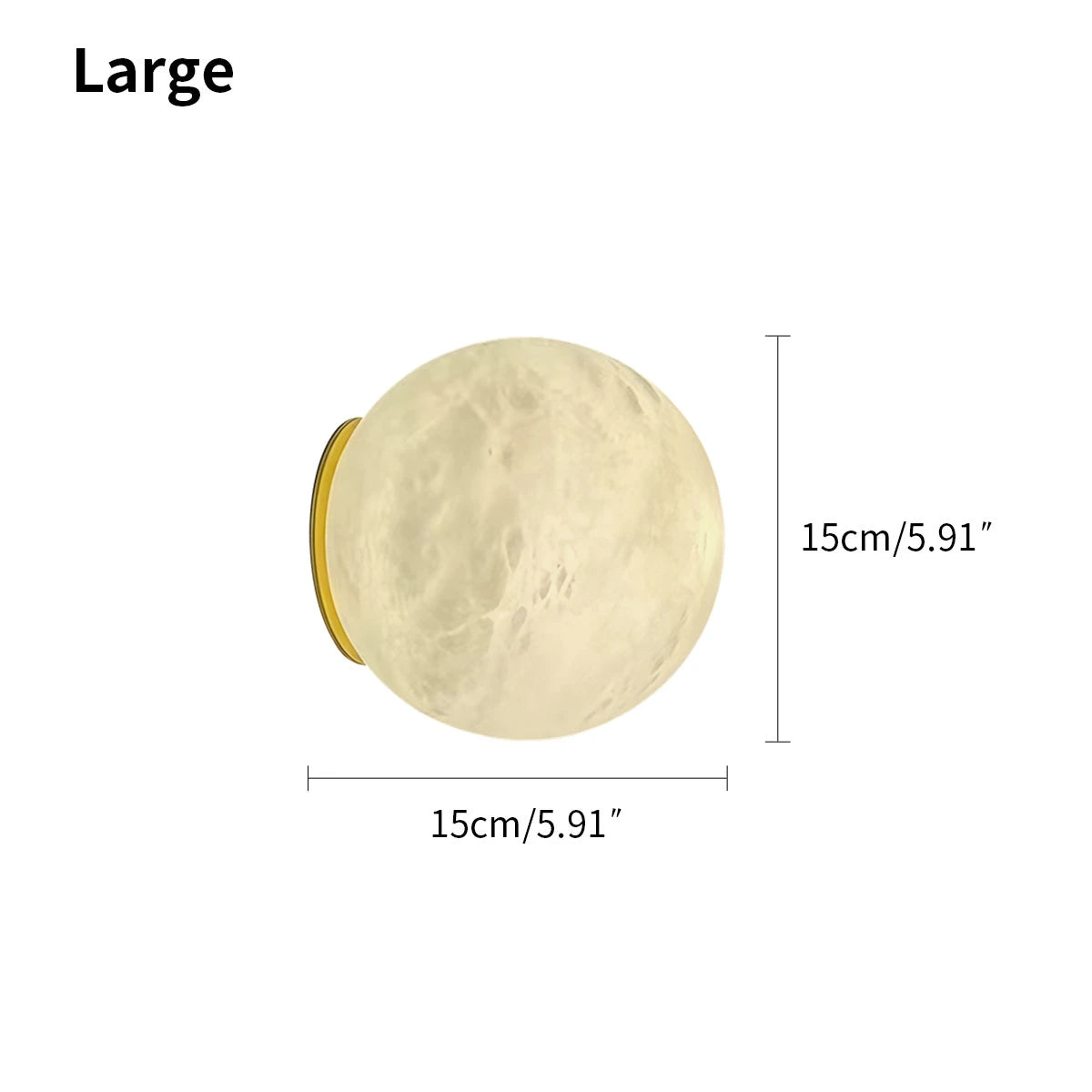 Antizer Modern Spherical Spanish Alabaster Wall Sconce