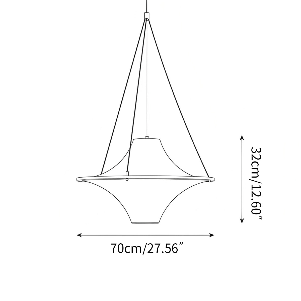Antizer Lokki Pendant Light for Dining Room