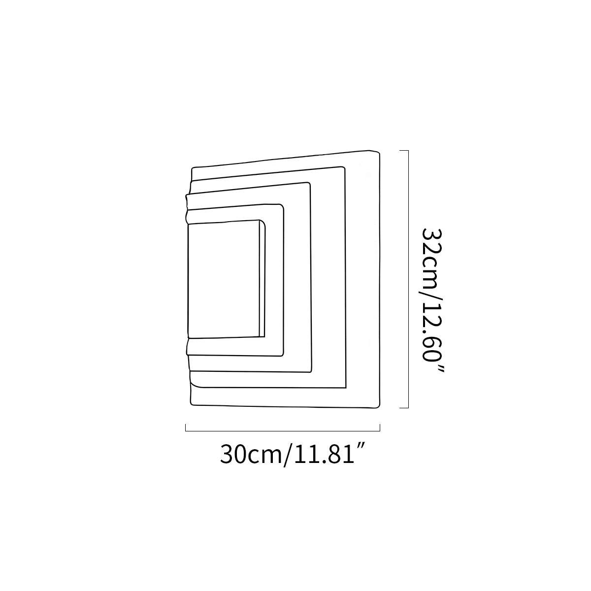 Antizer Italy Murano Water Ripple Glass Wall Lamp