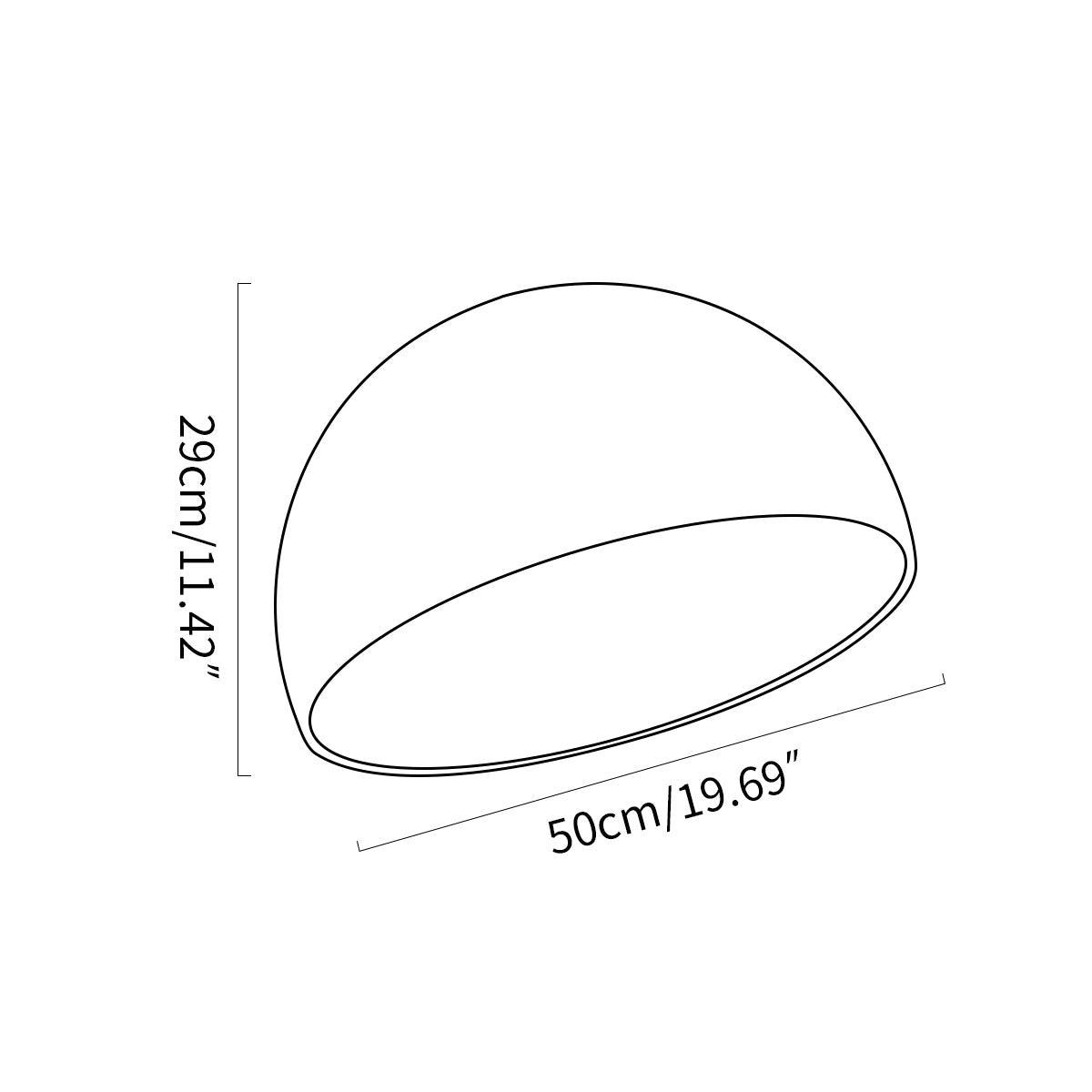 Antizer Duo Plane/Slanted Ceiling Lamp