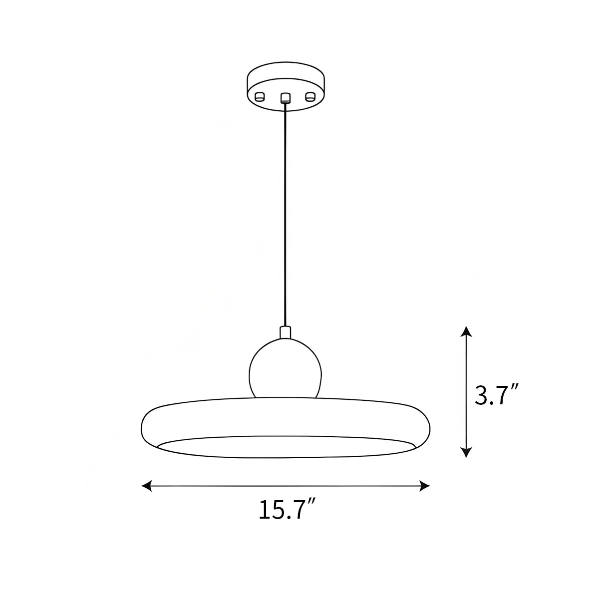 Antizer Siyane Pendant Lamp for Dining Area