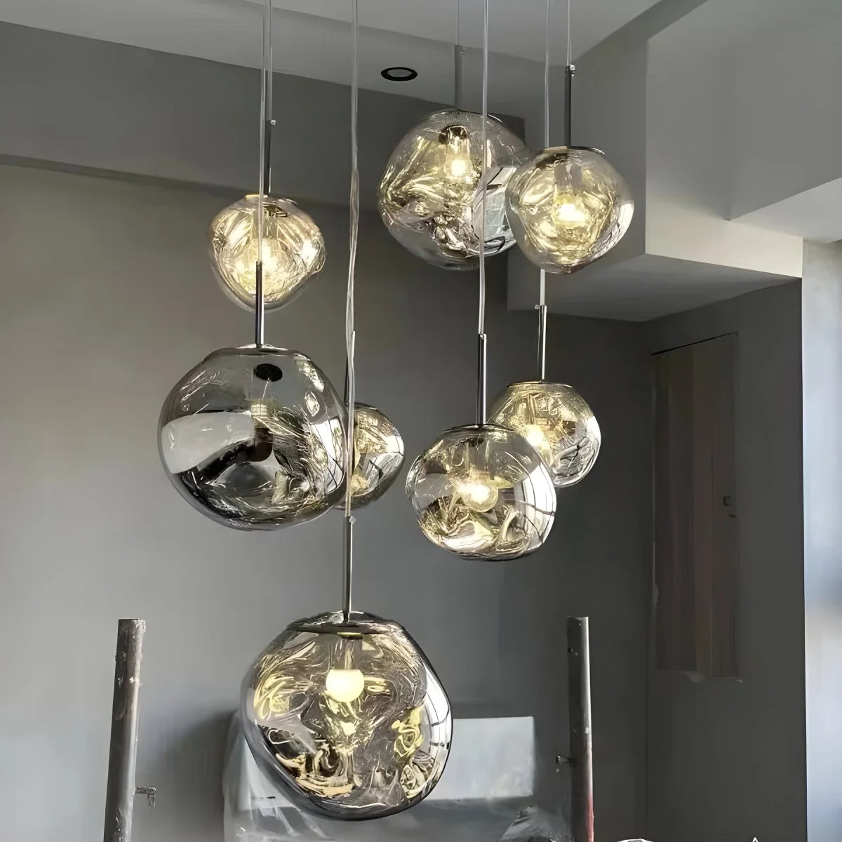 Antizer Large Lava Chandelier Customization