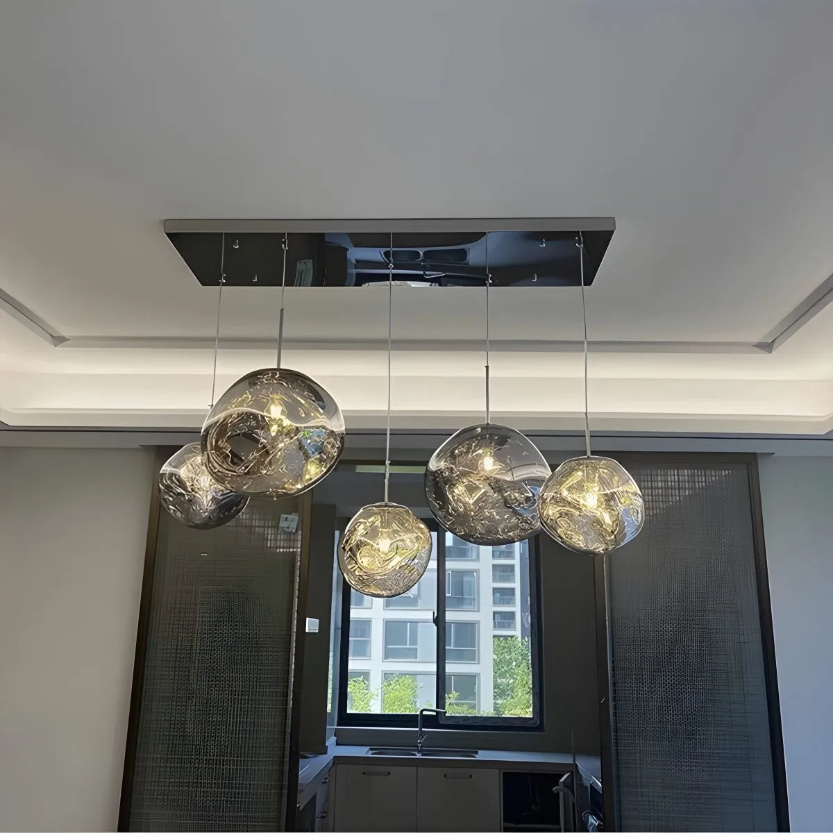 Antizer Large Lava Chandelier Customization