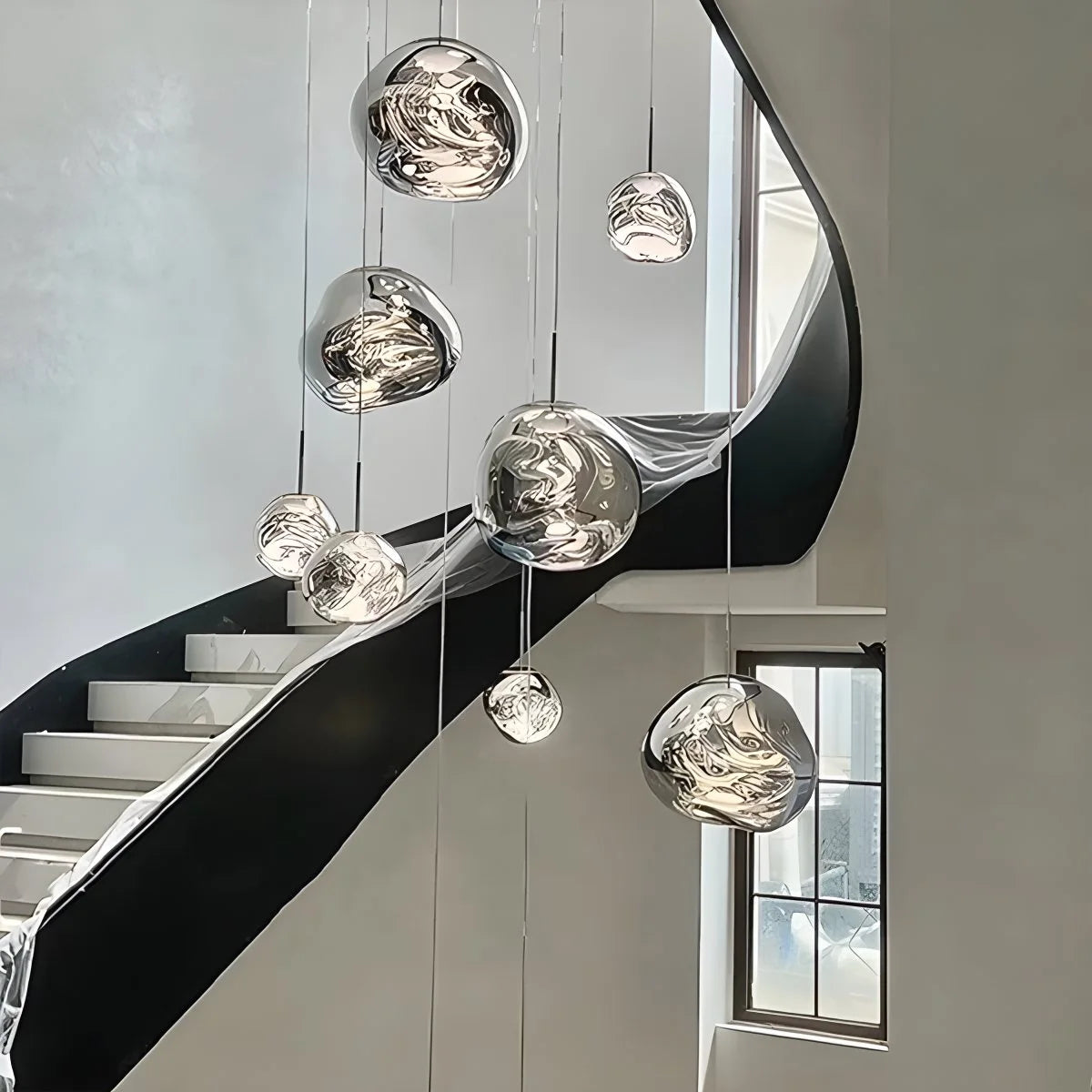 Antizer Large Lava Chandelier Customization