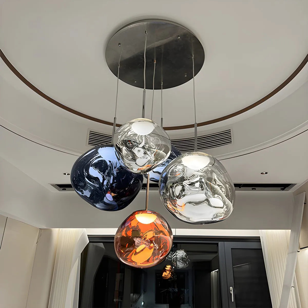 Antizer Large Lava Chandelier Customization