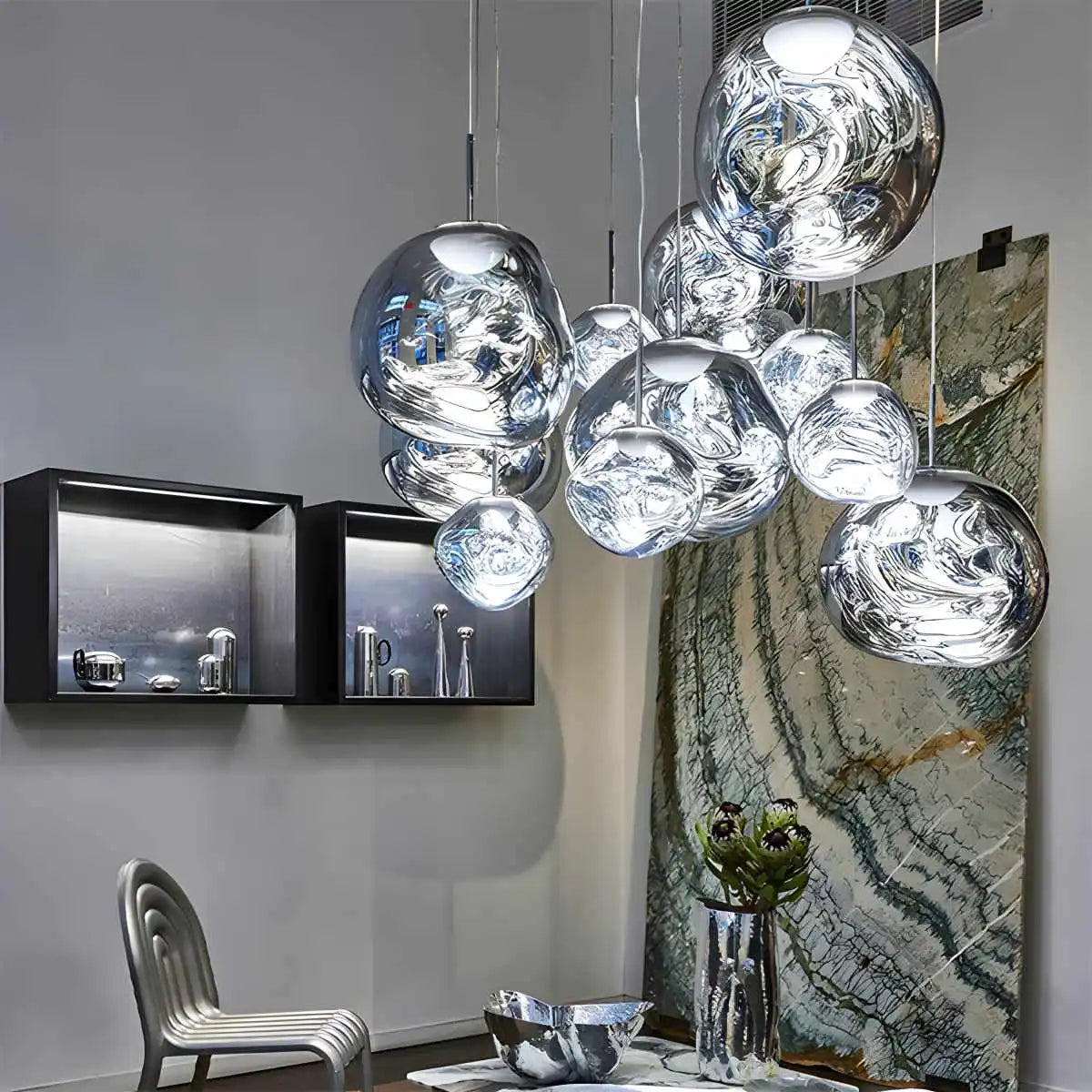 Antizer Large Lava Chandelier Customization